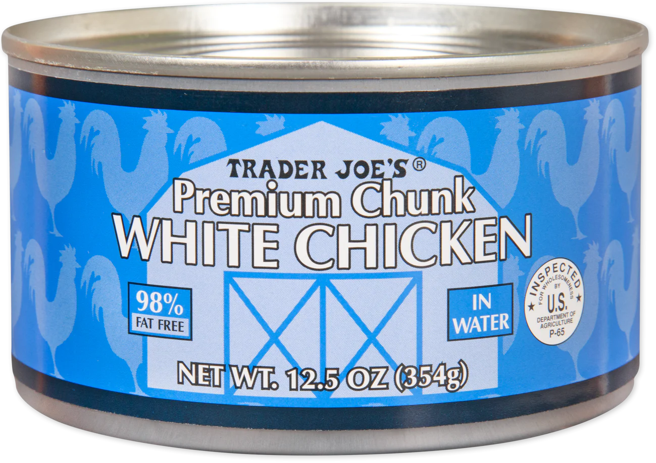 Morceaux de poulet blanc de qualité supérieure de Trader Joe's, 354 g