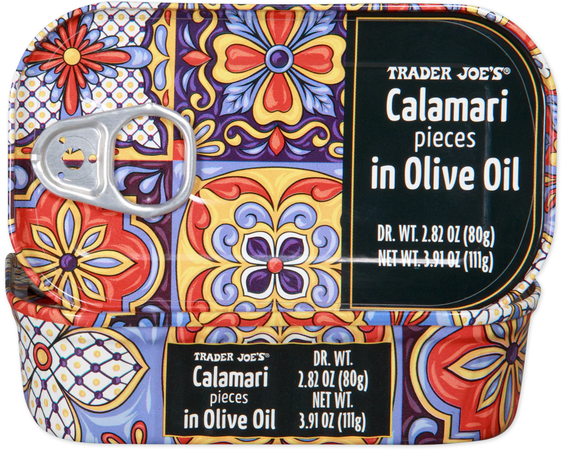 Trader Joe's Calamari Pieces in Olive Oil, 111g