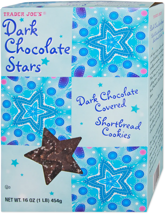 Trader Joe's Dark Chocolate Stars, 454g