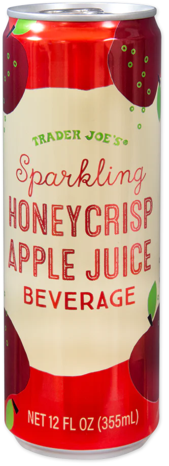 Trader Joe's Sparkling Honeycrisp Apple Juice, 355mL