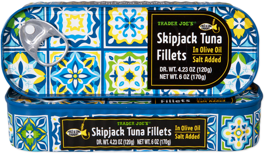 Trader Joe's Skipjack Tuna Fillets in Olive Oil, 170g