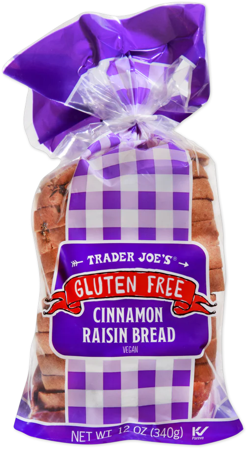 Trader Joe's Gluten Free Cinnamon Raisin Bread, 340g