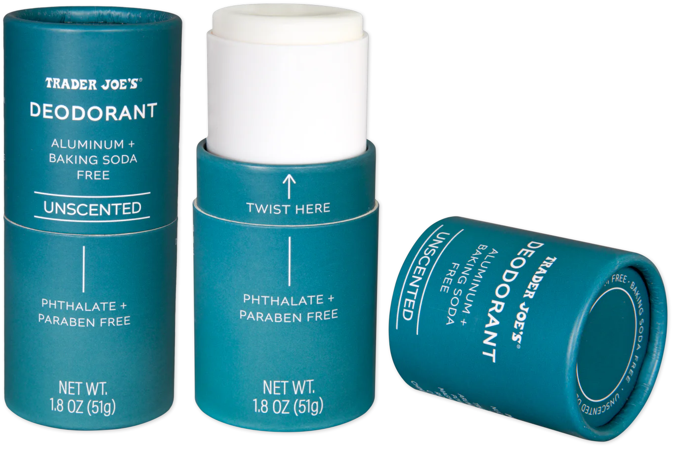 Déodorant sans parfum Trader Joe's, 51 g 