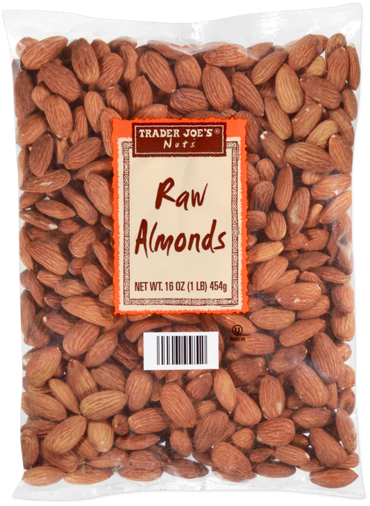 Amandes crues Trader Joe's, 454 g