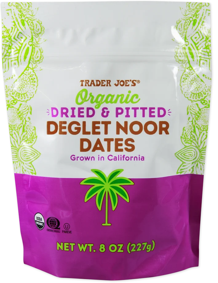 Dattes Deglet Noor séchées et dénoyautées biologiques de Trader Joe's, 227 g