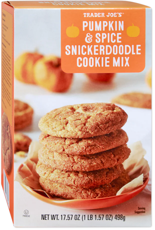 Trader Joe's Pumpkin & Spice Snickerdoodle Cookie Mix, 498g