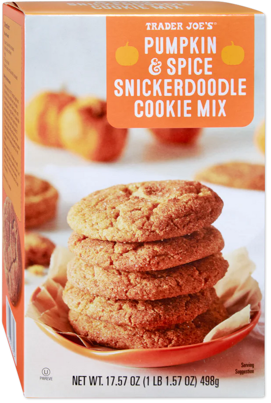 Trader Joe's Pumpkin & Spice Snickerdoodle Cookie Mix, 498g