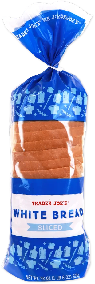 Trader Joe's White Sliced Bread, 624g