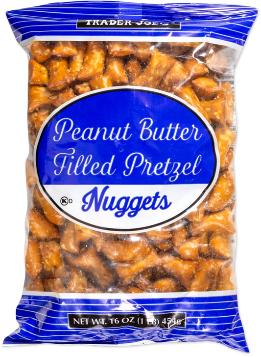 Trader Joe's Peanut Butter Filled Pretzel Nuggets, 454g