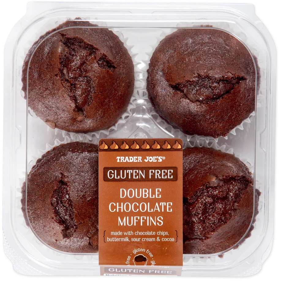 Trader Joe's Gluten Free Double Chocolate Muffins, 397g