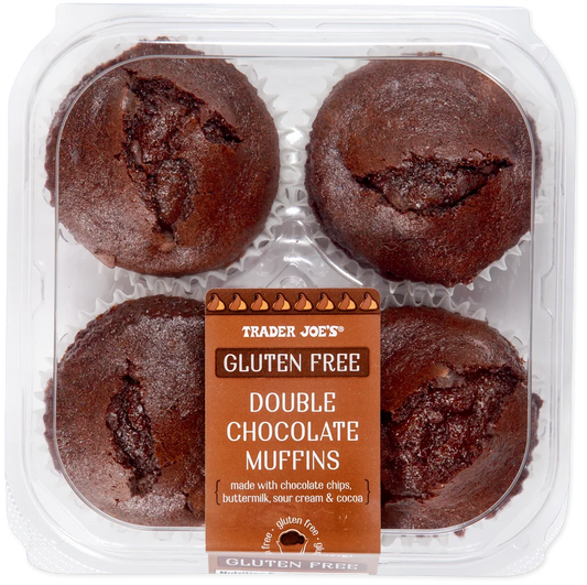 Trader Joe's Gluten Free Double Chocolate Muffins, 397g