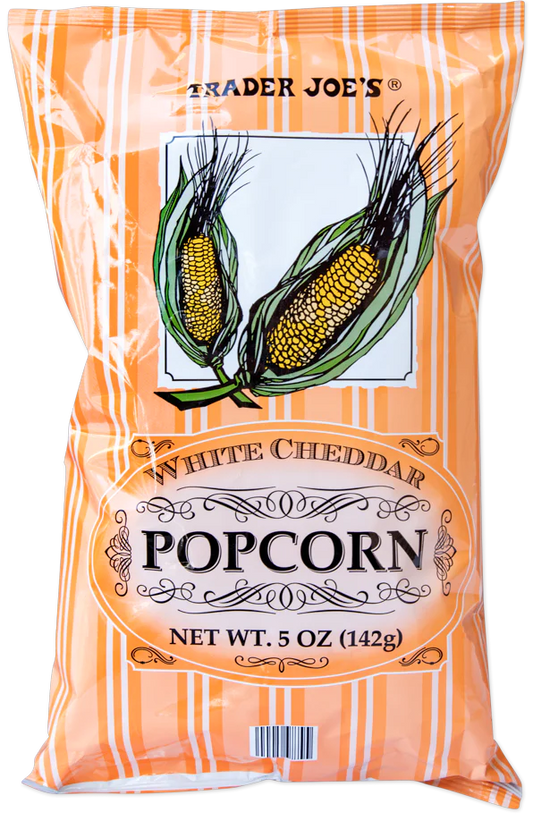 Trader Joe's White Cheddar Popcorn, 142g