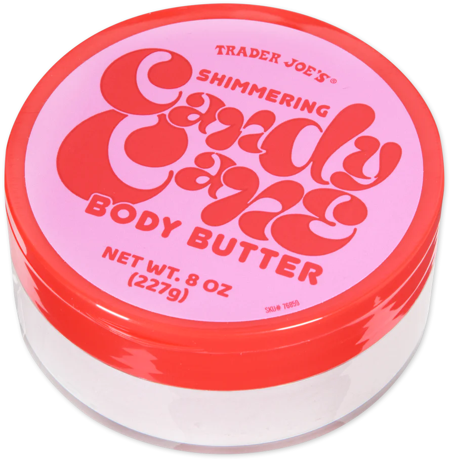 Trader Joe's Shimmering Candy Cane Body Butter, 227g