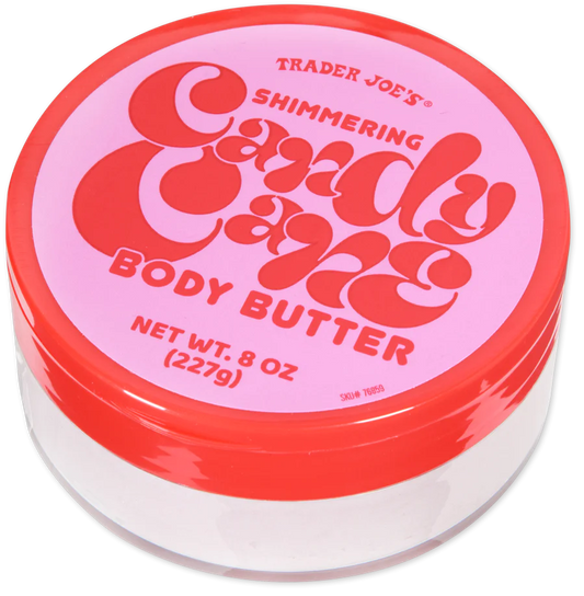 Trader Joe's Shimmering Candy Cane Body Butter, 227g