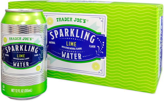 Trader Joe's Sparkling Water, Lime, 2.84L