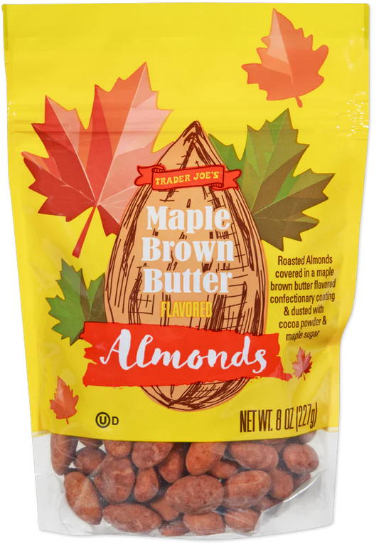 Trader Joe's Maple Brown Butter Almonds, 227g