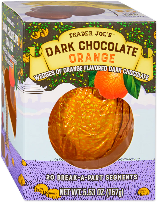 Trader Joe's Dark Chocolate Orange, 157g