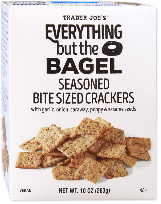 Trader Joe's Everything but the Bagel Seasoned Crackers, 283g