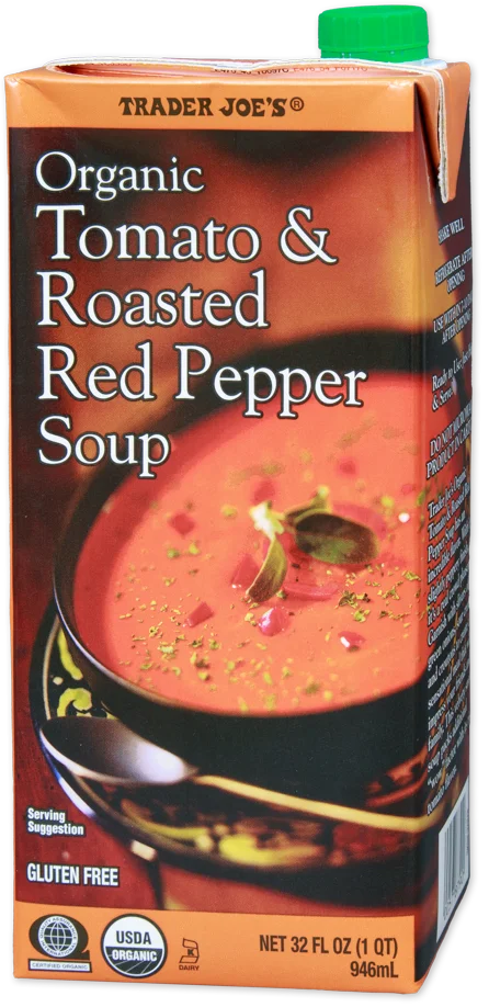 Trader Joe's Organic Tomato & Roasted Red Pepper Soup, 946mL