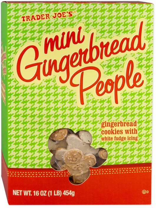 Trader Joe's Mini Gingerbread People, 454g