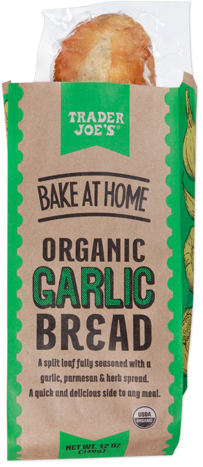 Trader Joe's Organic Garlic Bread, 340g