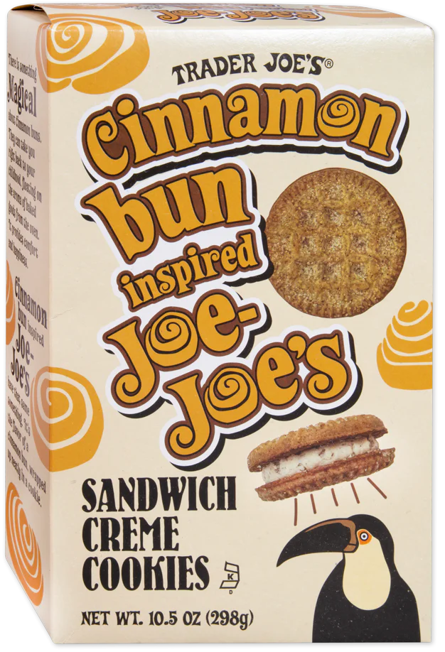 Trader Joe's Cinnamon Bun Inspired Joe-Joe's Sandwich Cookies, 298g