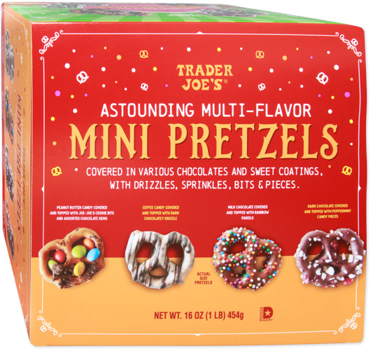 Trader Joe's Astouding Multi-Flavour Mini Pretzels, 454g