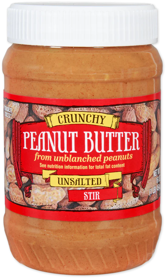 Beurre de cacahuète croquant de Trader Joe's, non salé, 454 g 