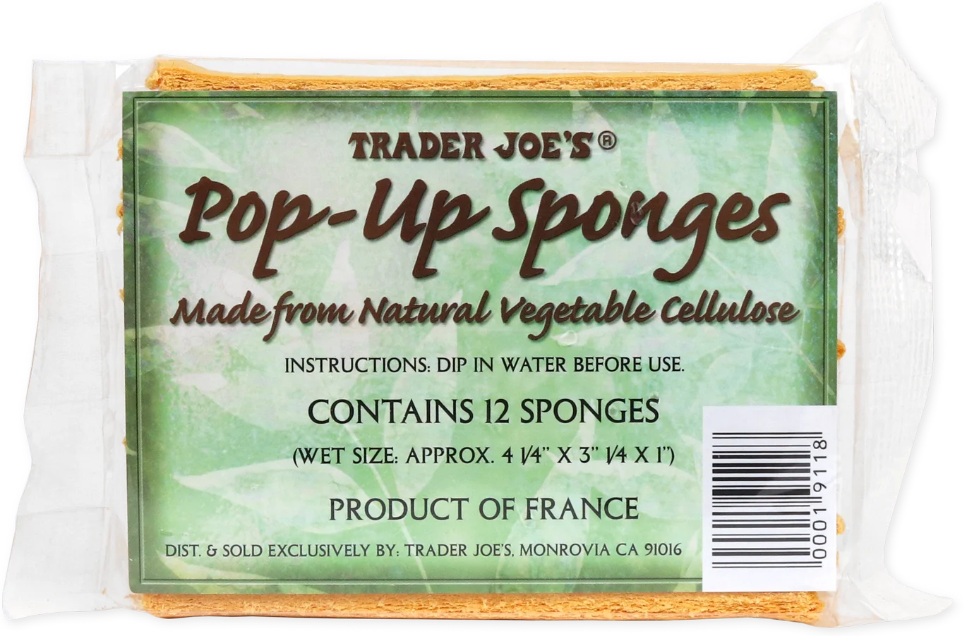 Trader Joe's Pop-Up Sponges, 12-count
