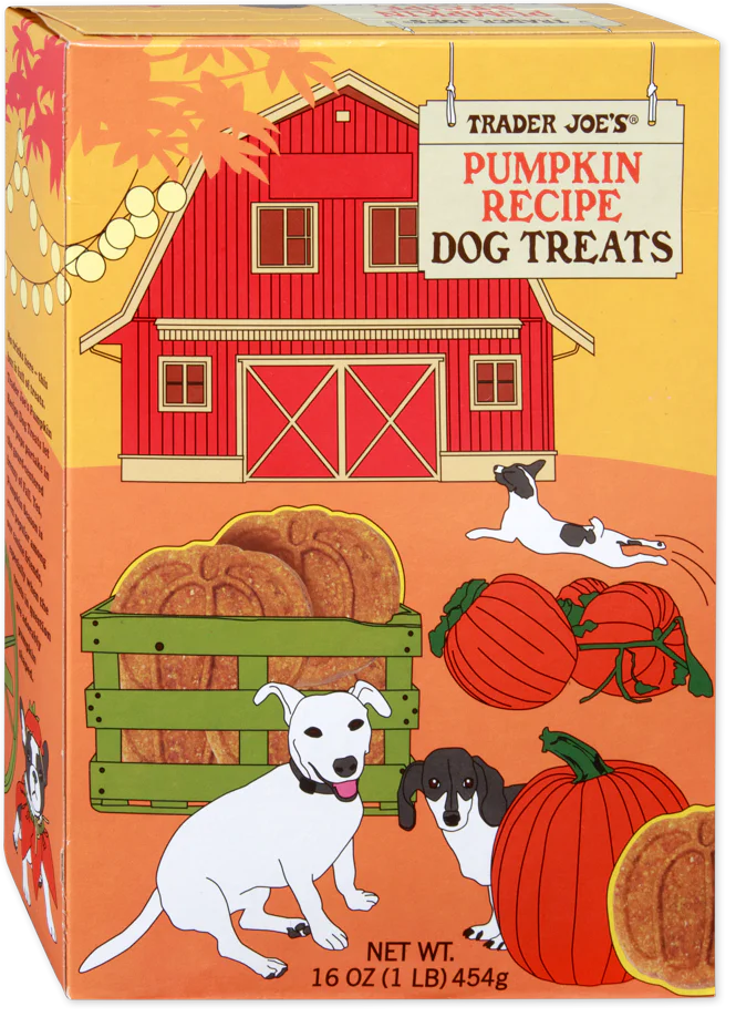 Trader Joe's Pumpkin Recipe Dog Treats, 454g