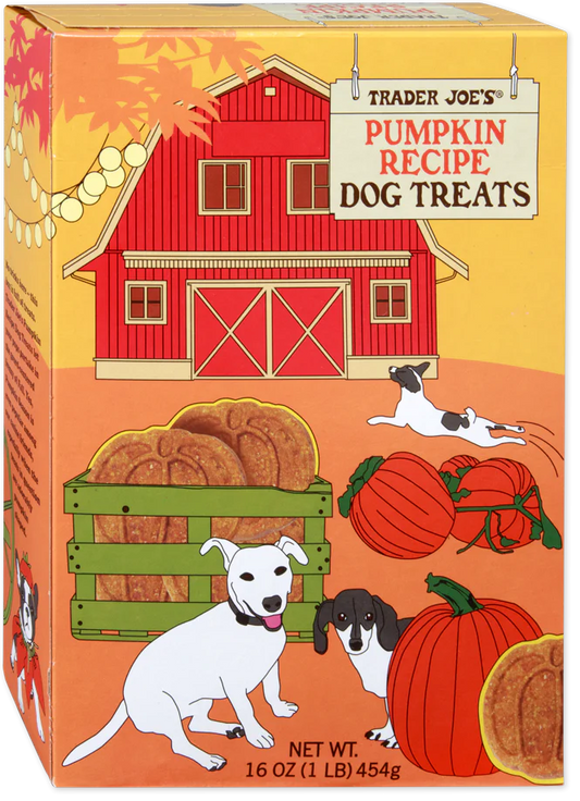 Trader Joe's Pumpkin Recipe Dog Treats, 454g