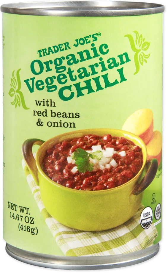 Trader Joe's Organic Vegetarian Chili, 416g
