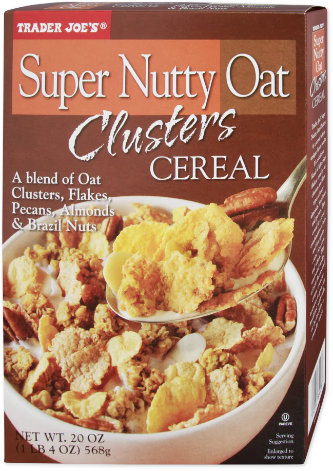 Trader Joe's Super Nutty Oat Clusters Cereal, 568g