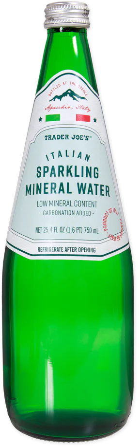 Trader Joe's Italian Sparkling Mineral Water, 750mL
