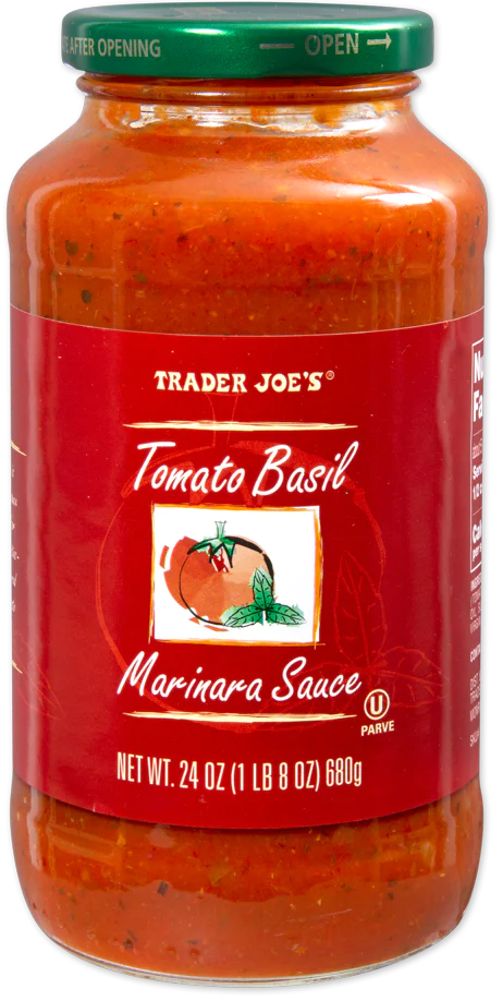 Sauce tomate et basilic Marinara de Trader Joe's, 680 g 