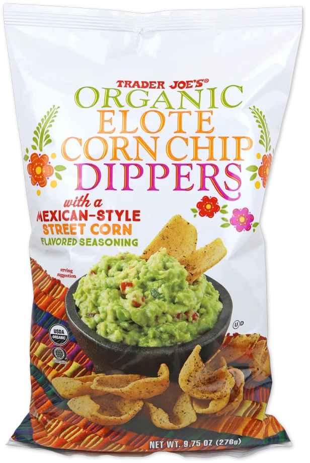 Trader Joe's Organic Elote Corn Chip Dippers, 276g