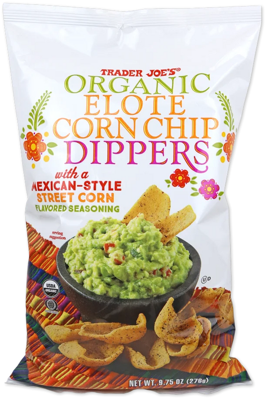 Trader Joe's Organic Elote Corn Chip Dippers, 276g