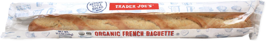 Trader Joe's Organic French Baguette, 326g