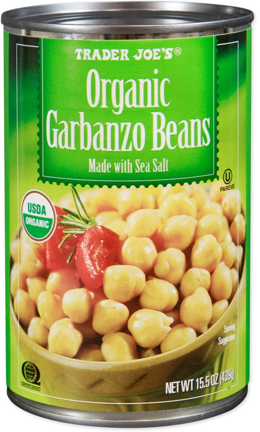 Trader Joe's Organic Garbanzo Beans, 439g