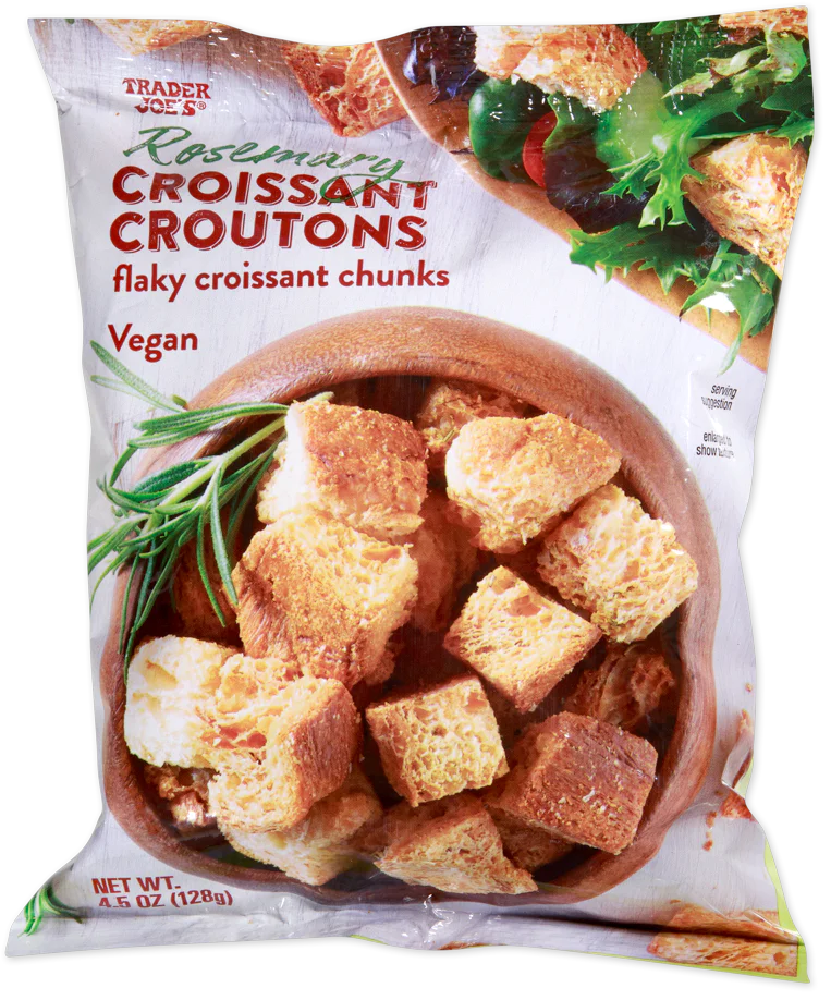 Trader Joe's Rosemary Croissant Croutons, 128g