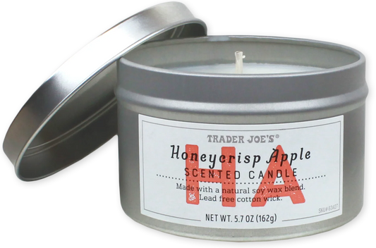Trader Joe's Honeycrisp Apple Scented Candle, 162g