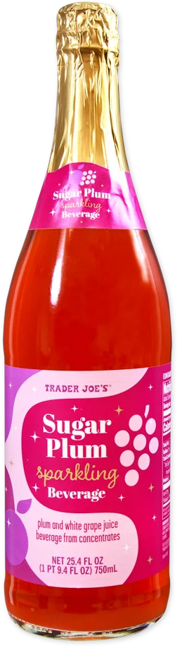 Trader Joe's Sugar Plum Sparkling Beverage, 750mL