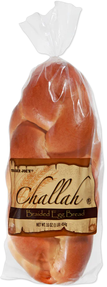 Trader Joe's Challah Braided Egg Bread, 454g