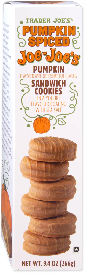 Trader Joe's Pumpkin Spiced Joe-Joe's Sandwich Cookies, 266g