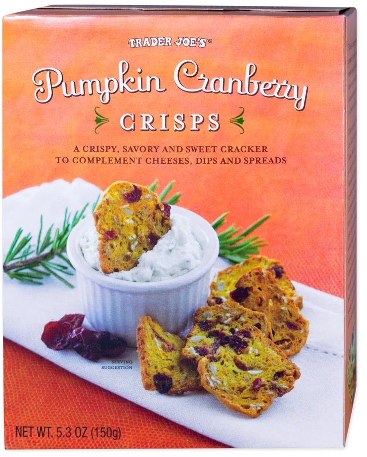 Trader Joe's Pumpkin Cranberry Crisps, 150g