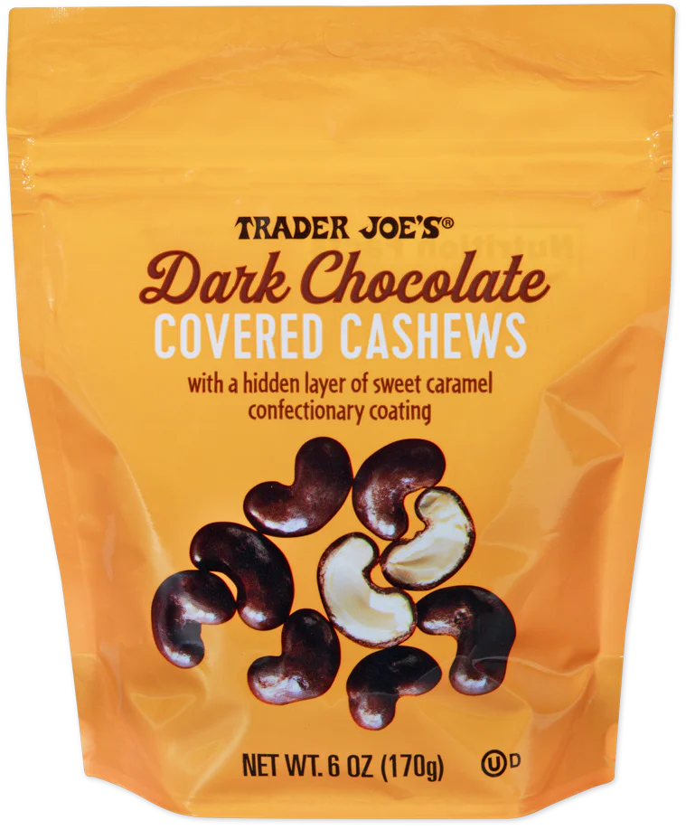 Trader Joe's Dark Chocolate Covered Cashews, 170g