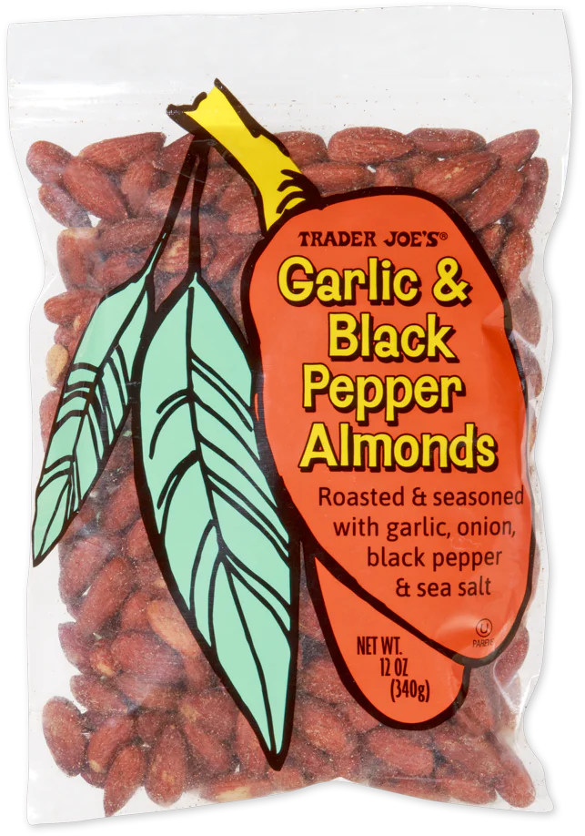 Trader Joe's Garlic & Black Pepper Almonds, 340g