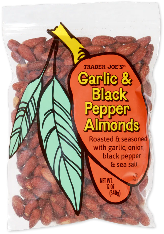 Trader Joe's Garlic & Black Pepper Almonds, 340g
