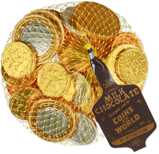 Trader Joe's Coins of the World, 113g