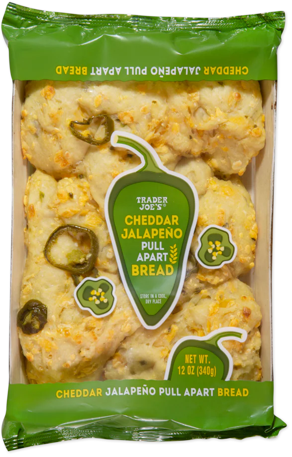 Trader Joe's Cheddar Jalapeño Pull Apart Bread, 340g